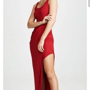 Amanda Uprichar Tyra Maxi red dress